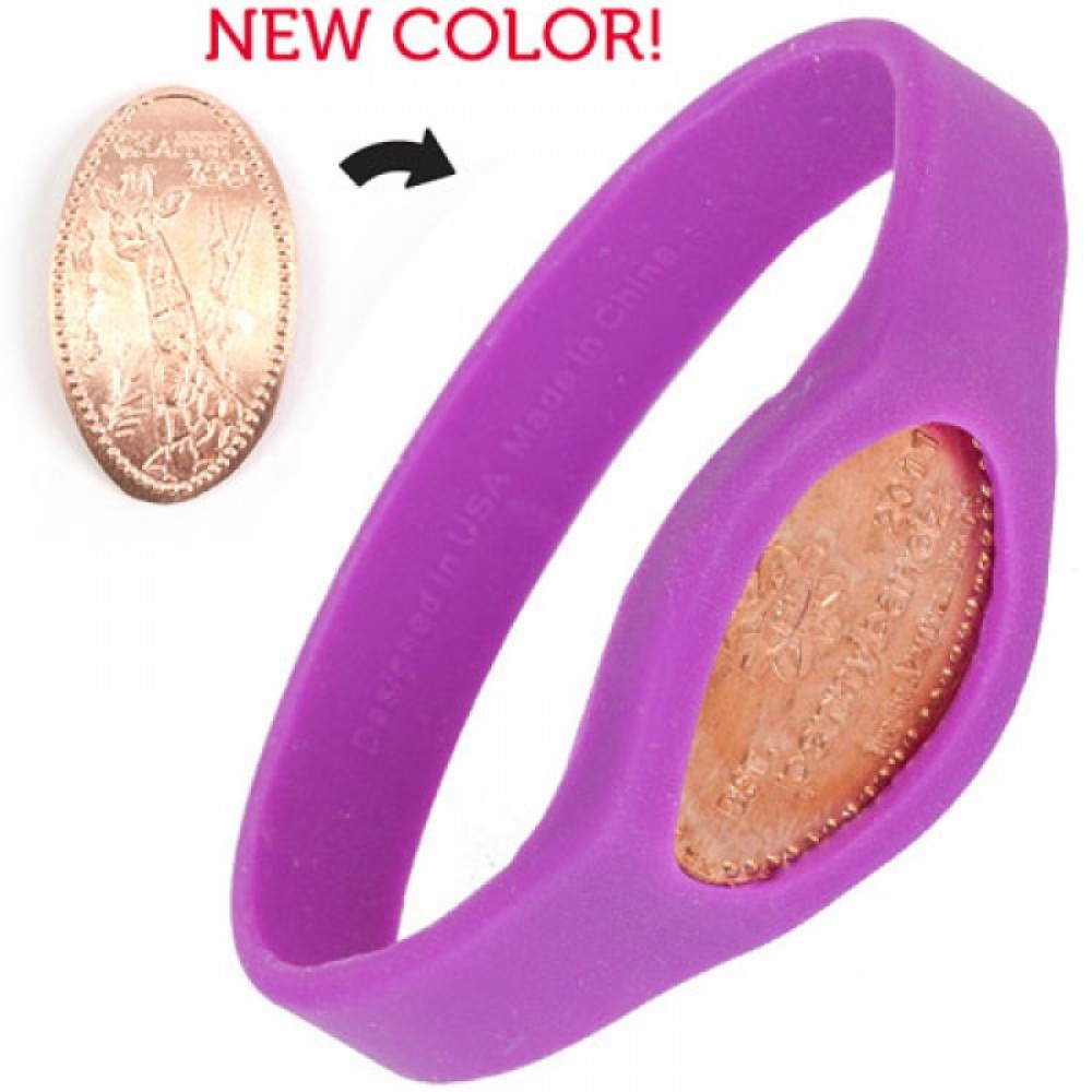"Purple Hippo" Pennybandz Bracelet 