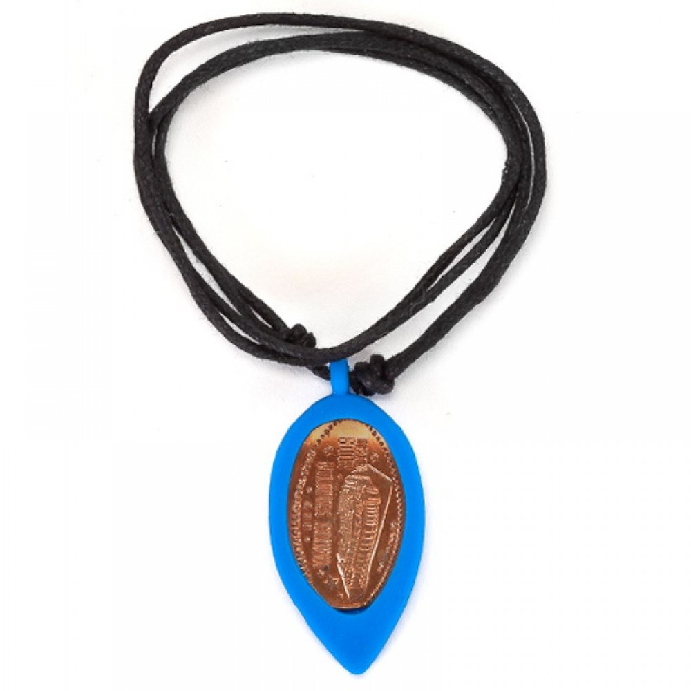 "Surfer Blue" Pennybandz Pendant-Necklace 